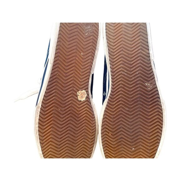 Vintage Nike Denim Sneakers With Cream Laces & Brown Trim - Casual Retro Style 9 - Picture 12 of 12